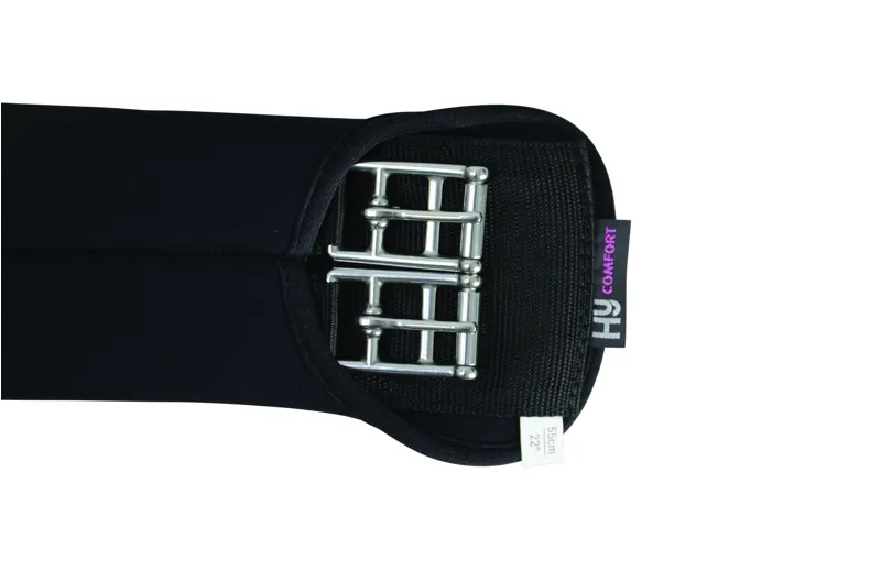Hy Equestrian Neoprene Dressage Girth - Black-1